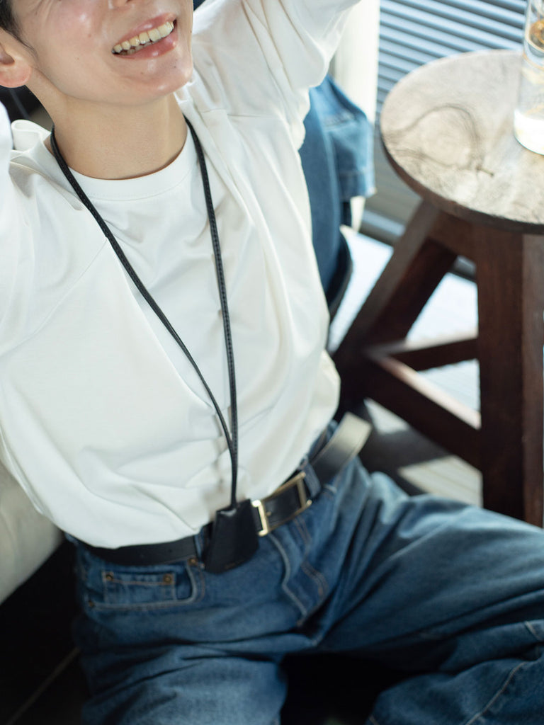 T-shirt：White　Key-clochette：Black