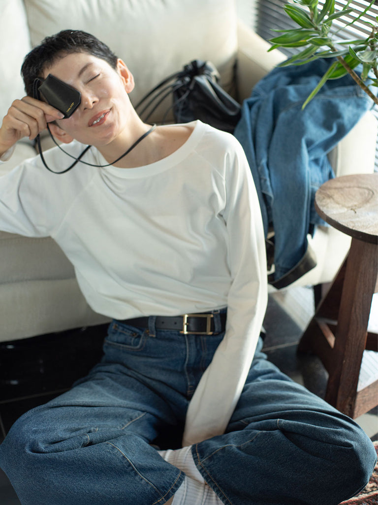 Model：163cm　着用サイズ：F