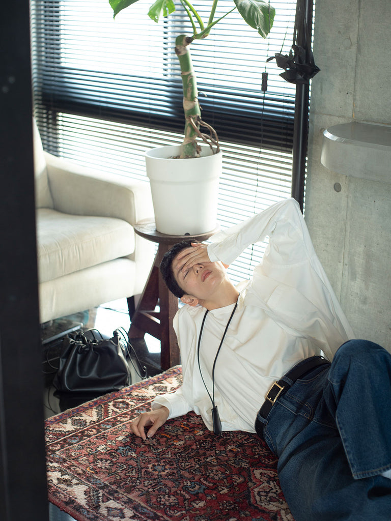 Model：163cm　着用サイズ：F