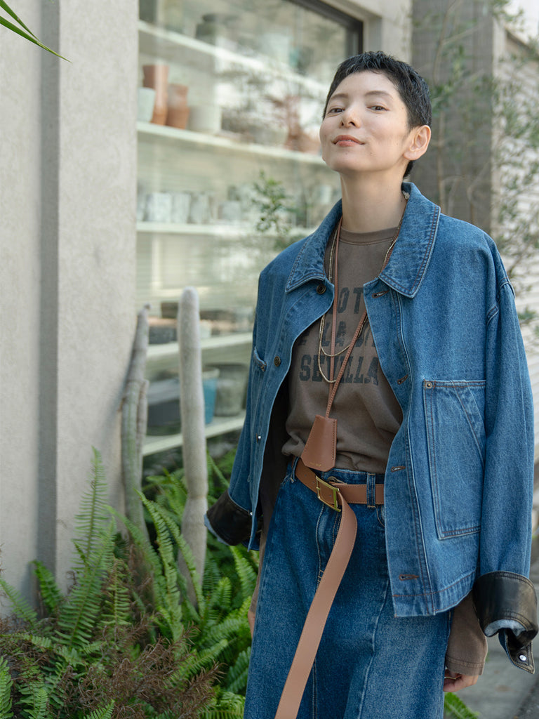 Model：163cm　着用サイズ：M