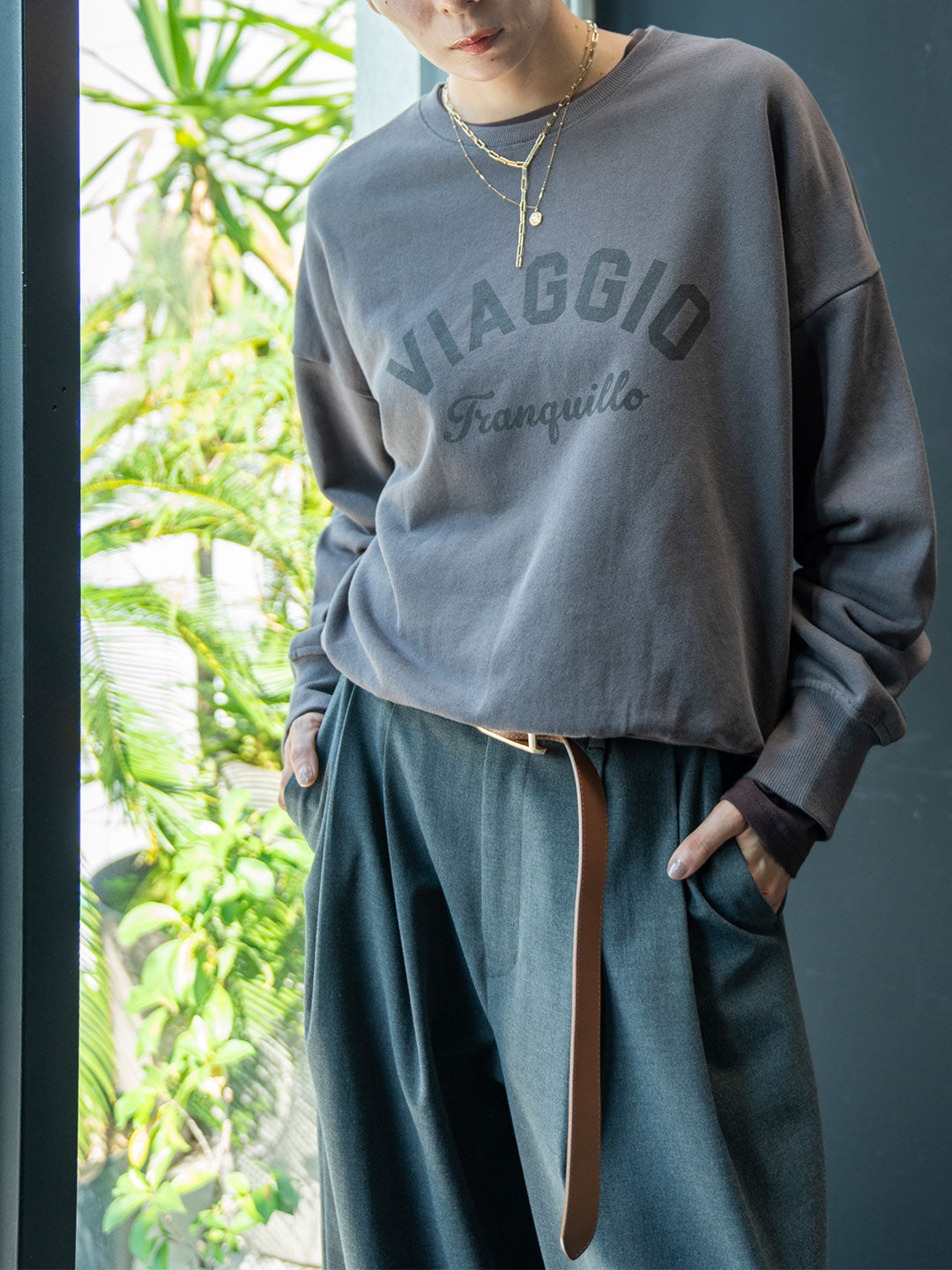 VIAGGIOロゴスウェット | Lazo_N33°（ラソエヌサーティスリー）の公式通販