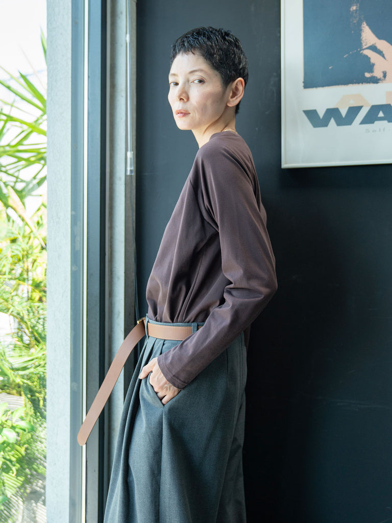 Model：163cm　着用サイズ：F