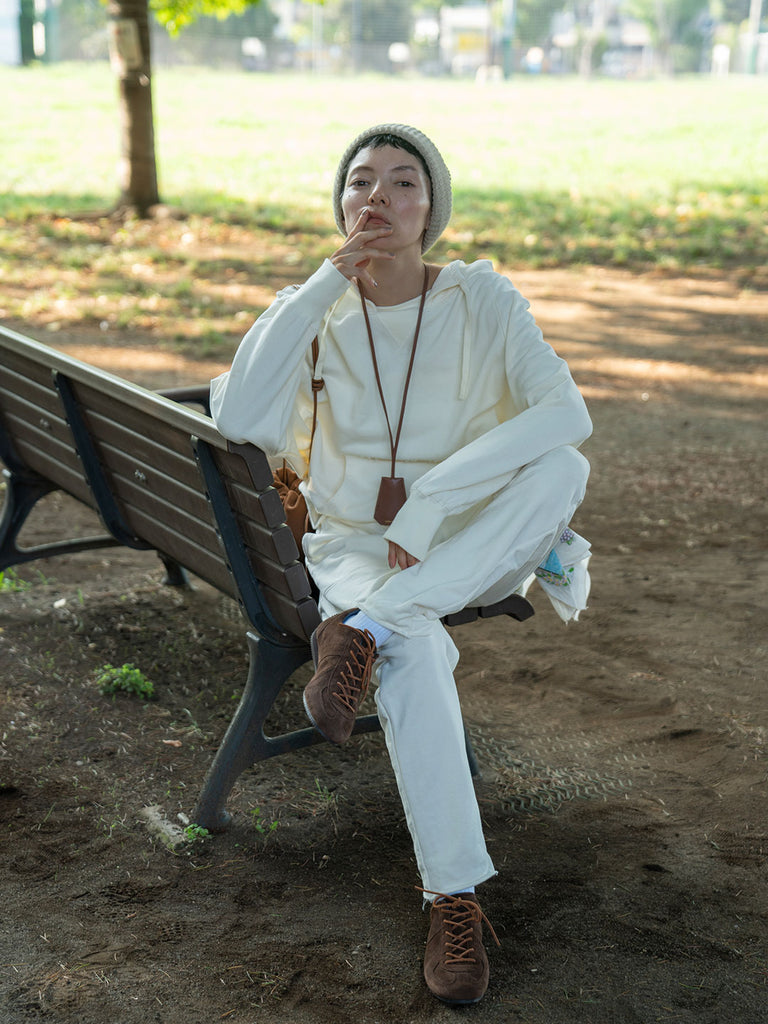 Model：163cm　着用サイズ：Pants L Tops F