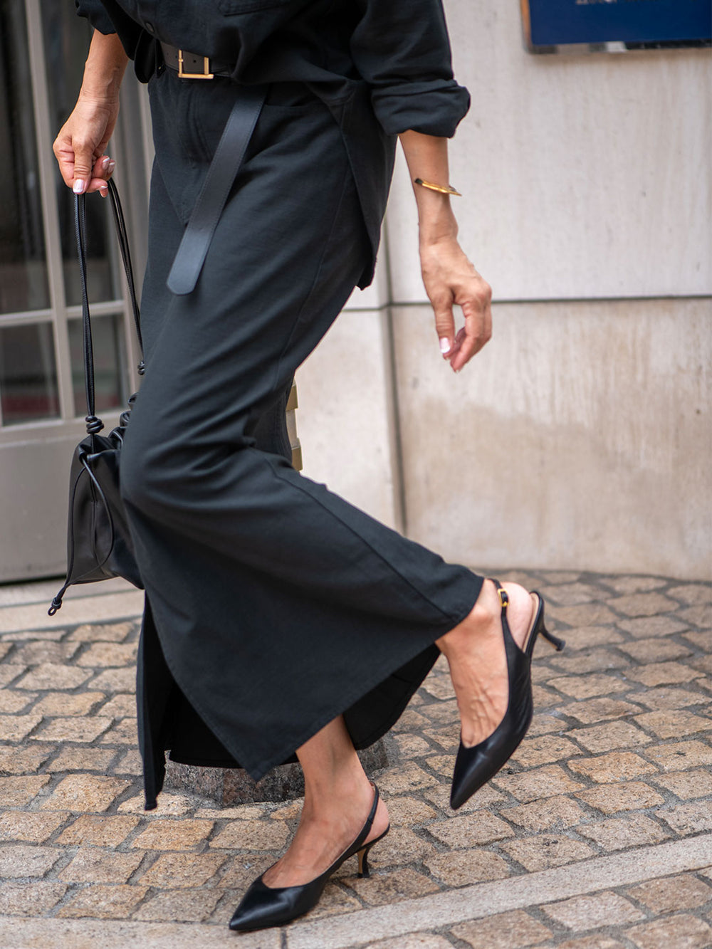 ストーンウォッシュロングスカート