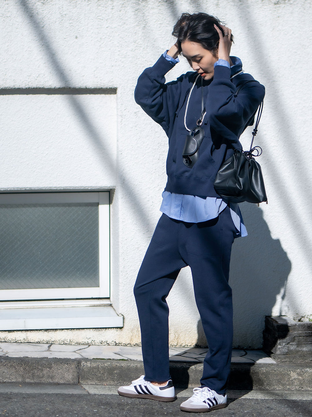 Model：171cm　着用サイズ：F