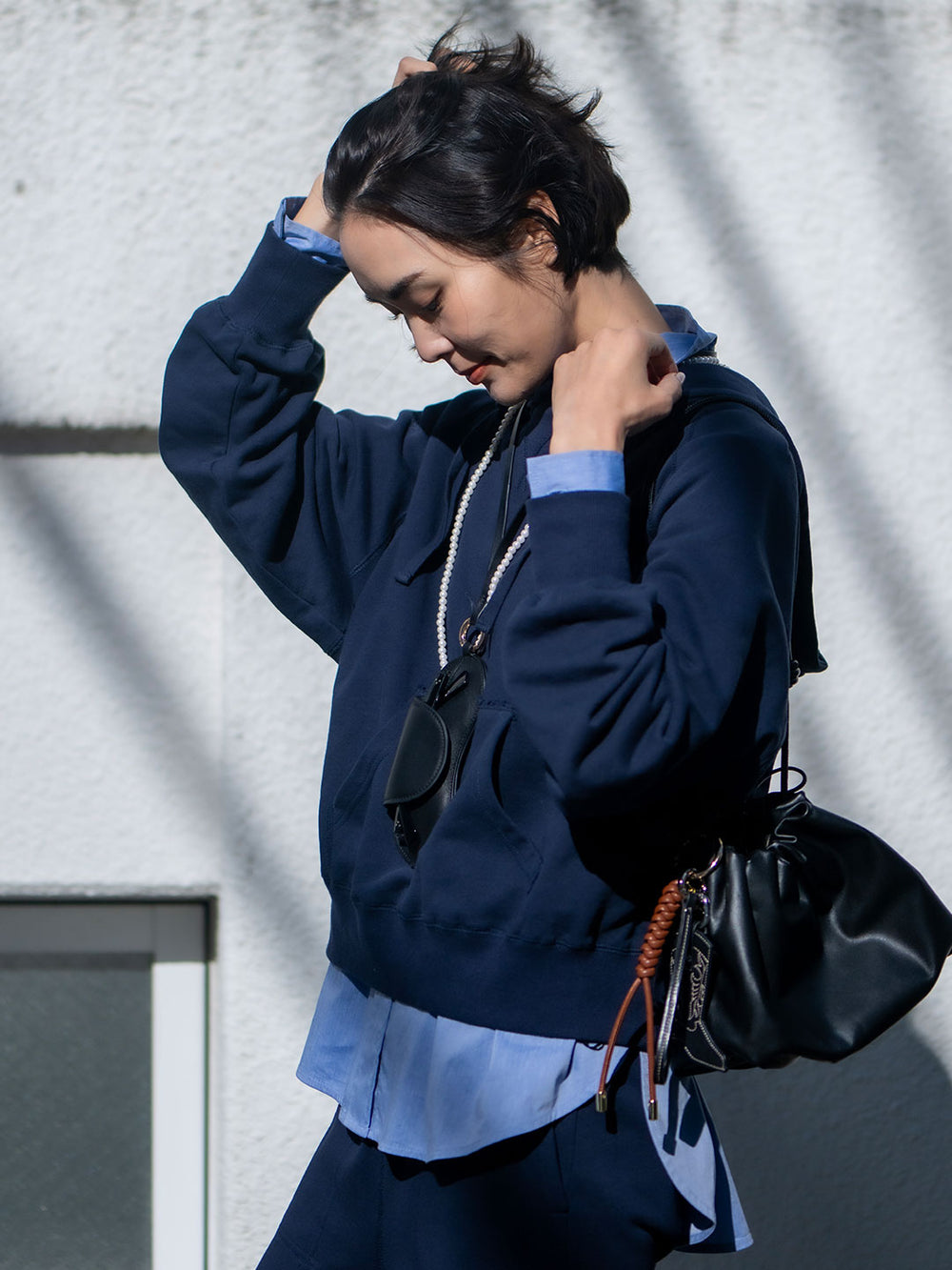 Model：171cm　着用サイズ：F