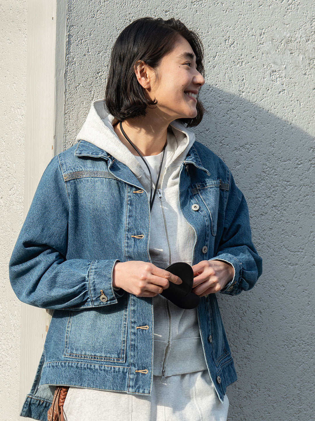 ウォッシュデニムブルゾン| Lazo_N33°（ラソエヌサーティスリー）の