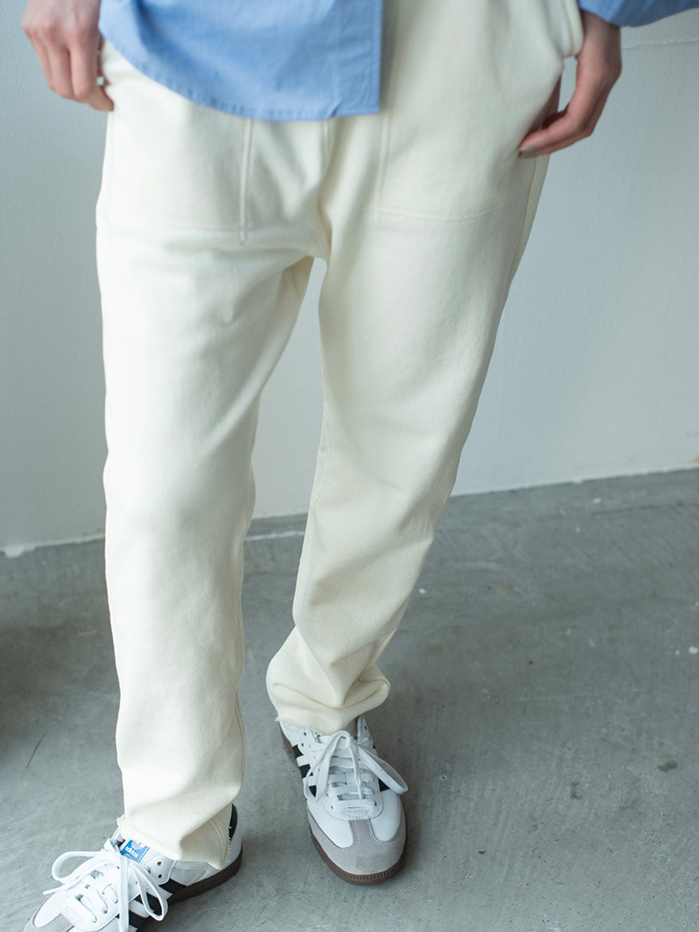 裏毛サルエルパンツ