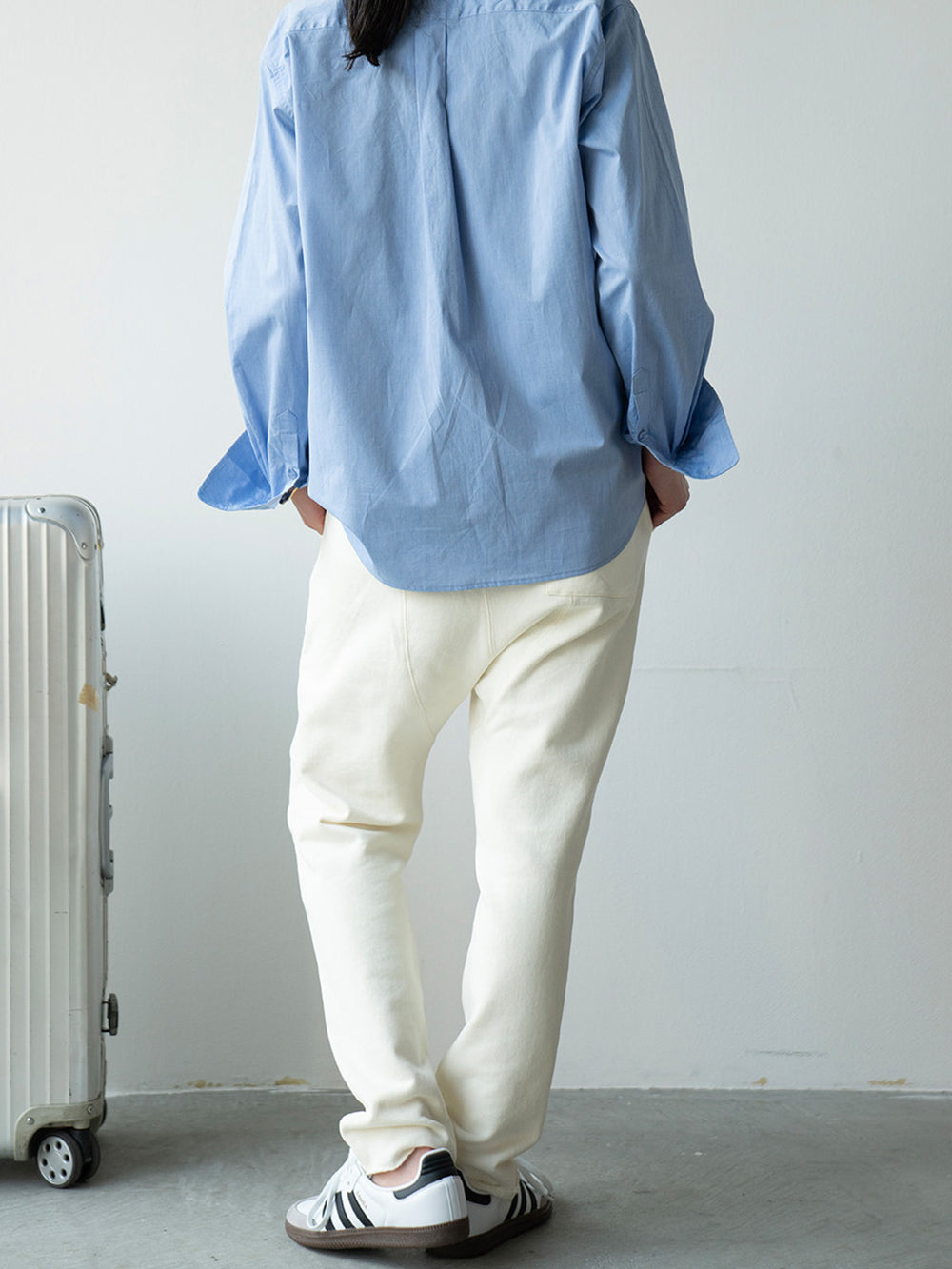 裏毛サルエルパンツ