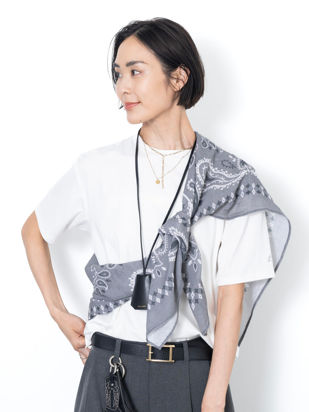 綿麻ペイズリーバンダナ – Lazo_N33°