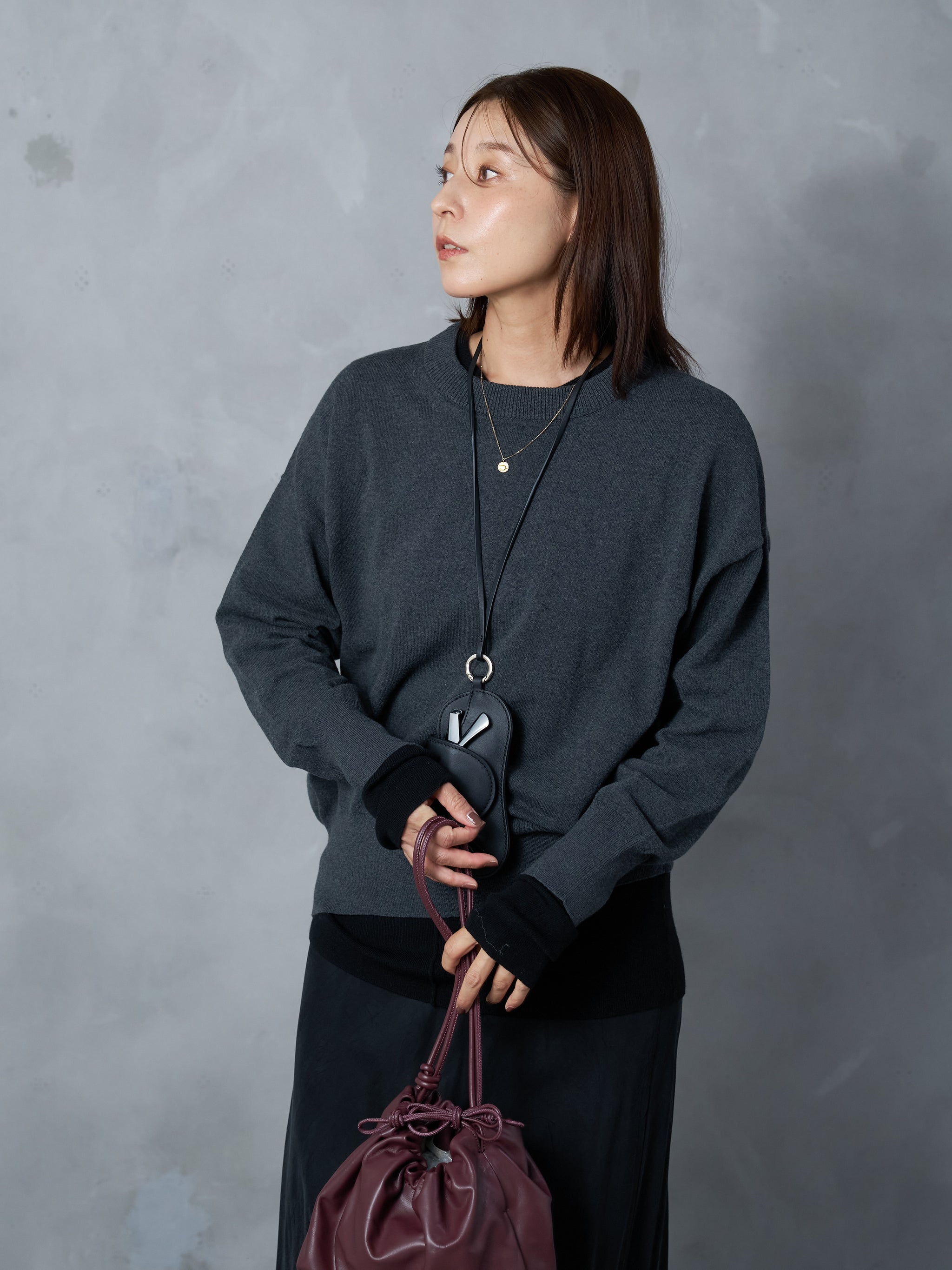 クルーネックウォッシャブルニット – Lazo_N33°