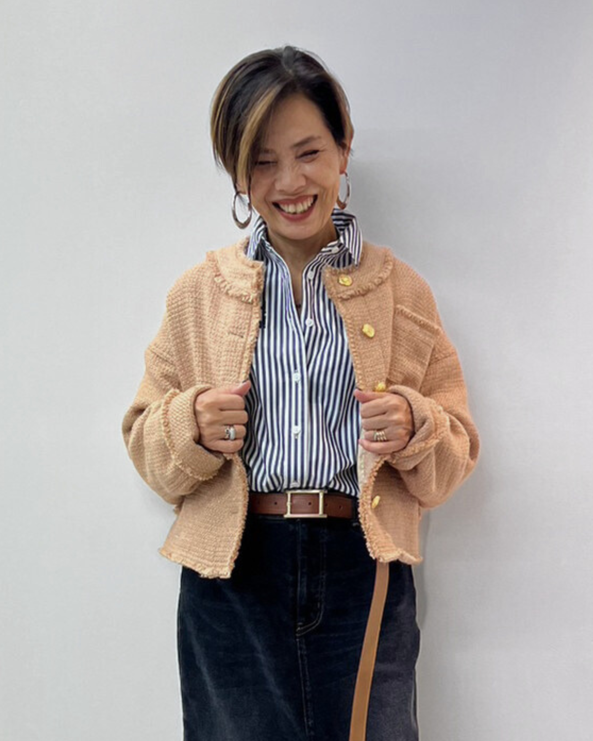 Lazo_N33° Tweed Jacket ツイードジャケット - アウター